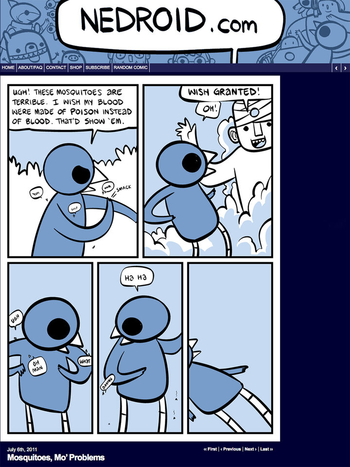 
      A strip from the web comic NEDROID.
      