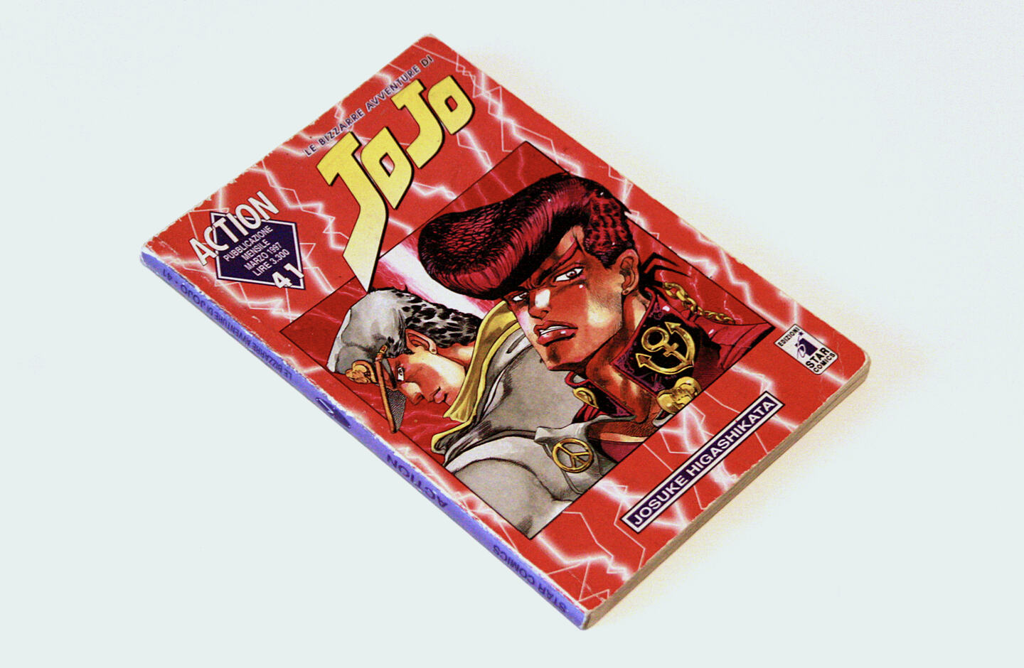 
      Volume 41 of the Italian version of JoJo’s Bizarre Adventure, Star Comics edition.
      