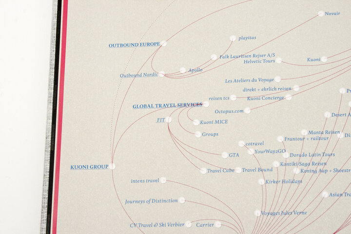 
      A detail of a page of the Kuoni Annual Report 2011.
      