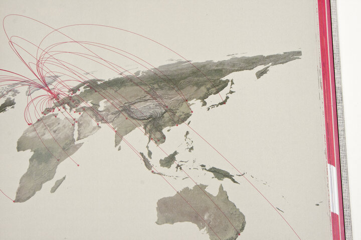 
      A detail of a page of the Kuoni Annual Report 2011.
      