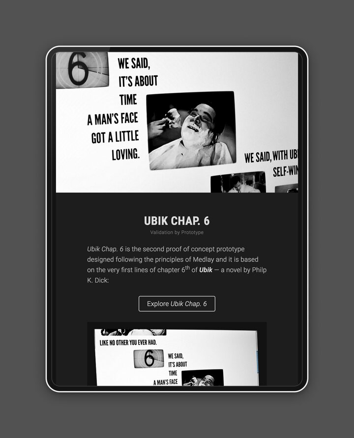 
      A screenshot of the documentation site introducing the principles of Medlay, a new concept for crafting multimedia artifacts on the Web.
      