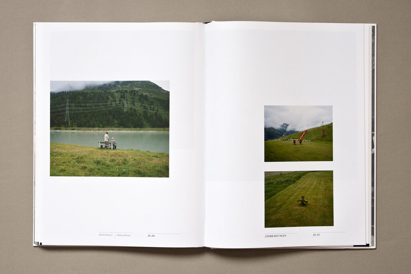 
      A double page spread of the book Sight-_Seeing.
      